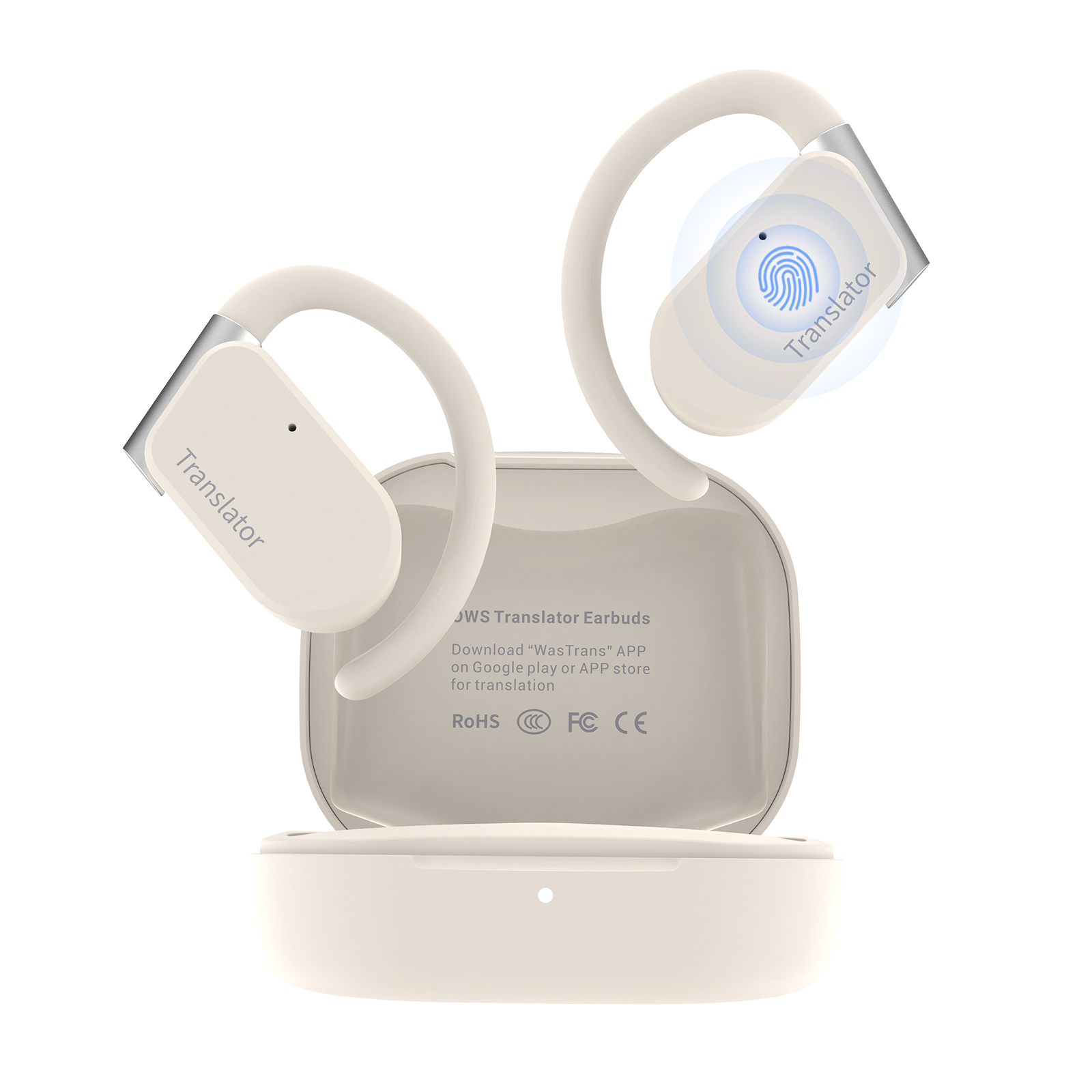 Portable Translator Device - Fones de ouvido tradutor Wooask M9,