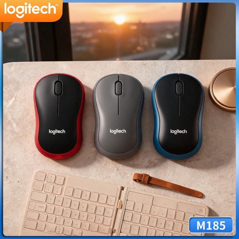 Electronics And Gadgets Ce - Mouse Logitech M185 para Computador, Conexão