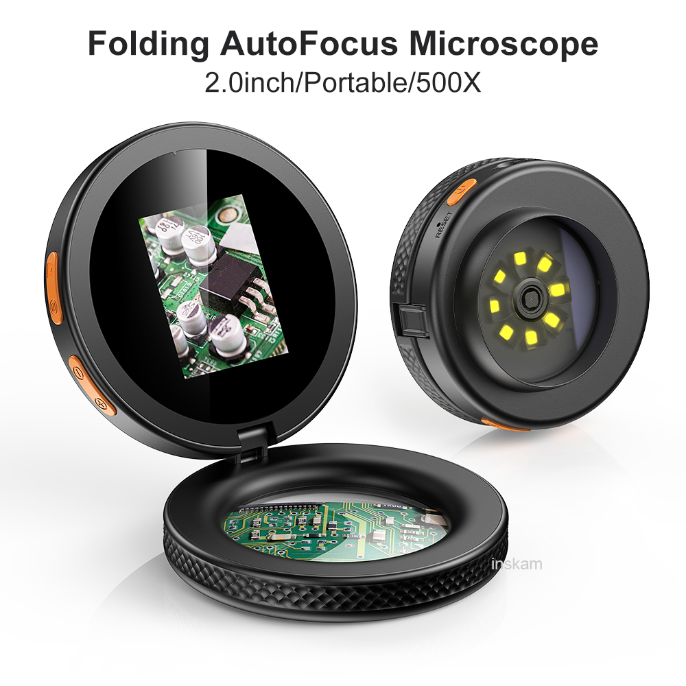 Digital Magnifier Reading - Microscópio de foco automático mini 500x