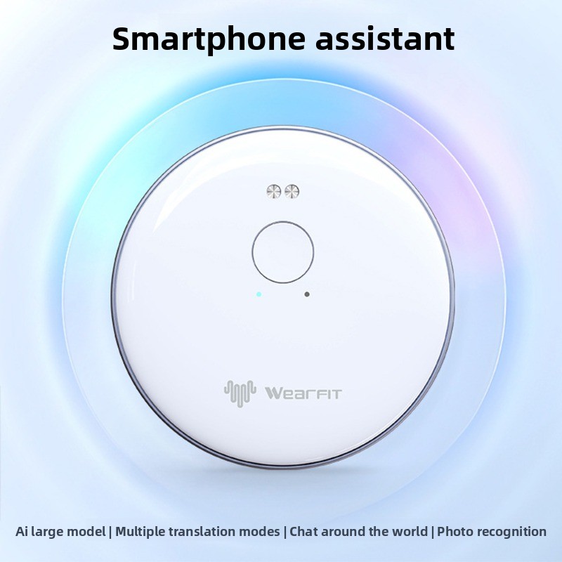 Portable Translator Device - Tradutor Inteligente com Clip Magnético, Dispositivo