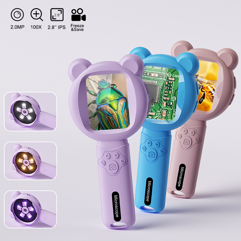 Digital Magnifier Reading - Lupa digital infantil com tela de
