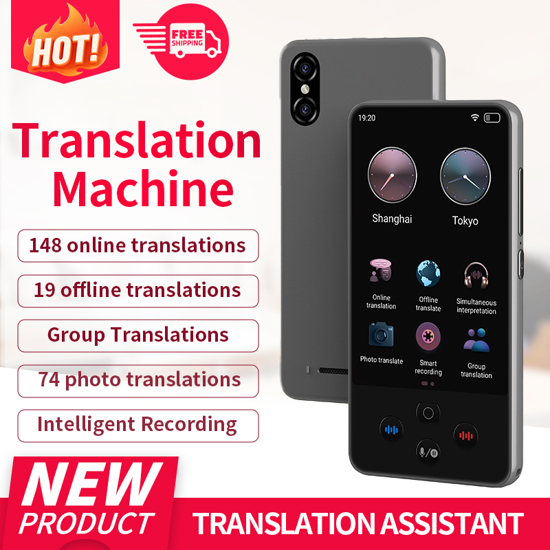 Portable Translator Device - Dispositivo Tradutor de Idiomas S85 Pro