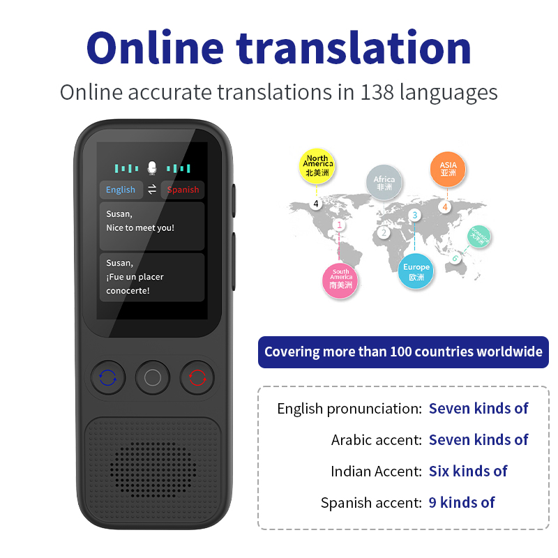 Dispositivo tradutor de idioma - Portable Translator Device avaliação e preço