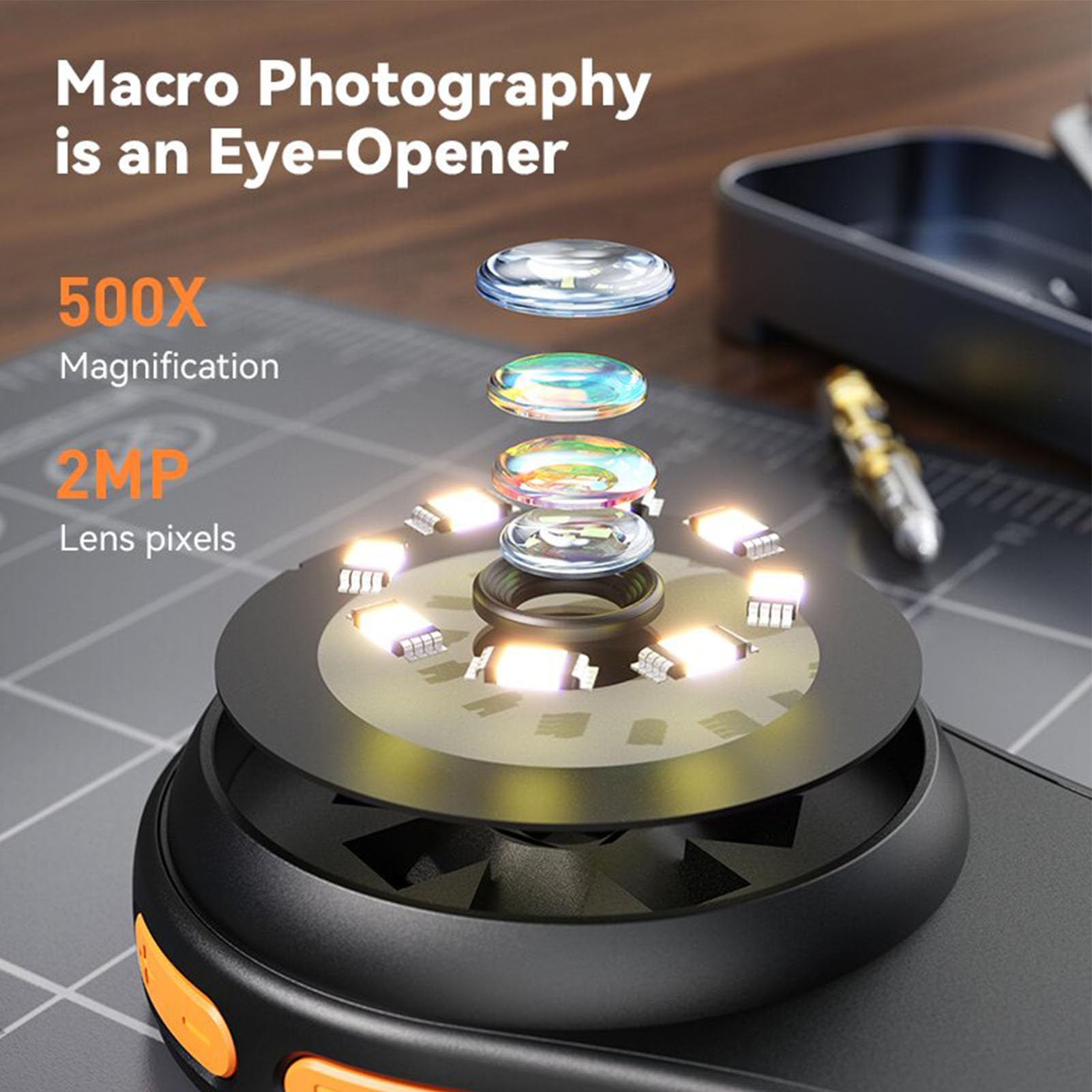 Microscópio Digital 500x com T - Digital Magnifier Reading avaliação e preço
