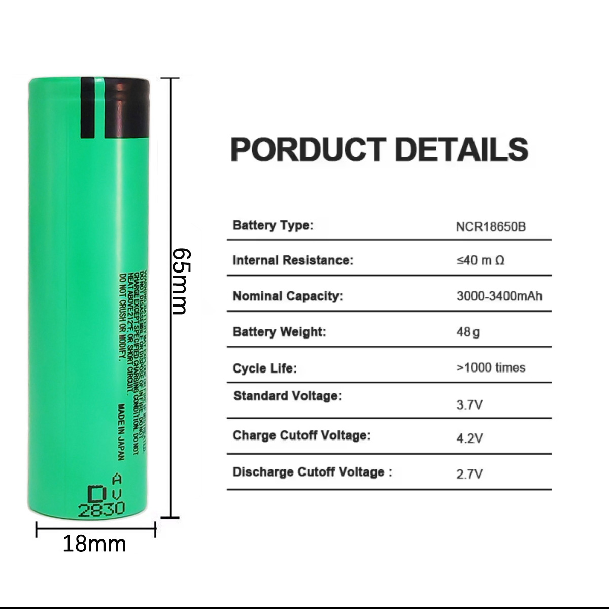 18650 bateria 3.7v 3000mah de  - Electronics And Gadgets Ce avaliação e preço