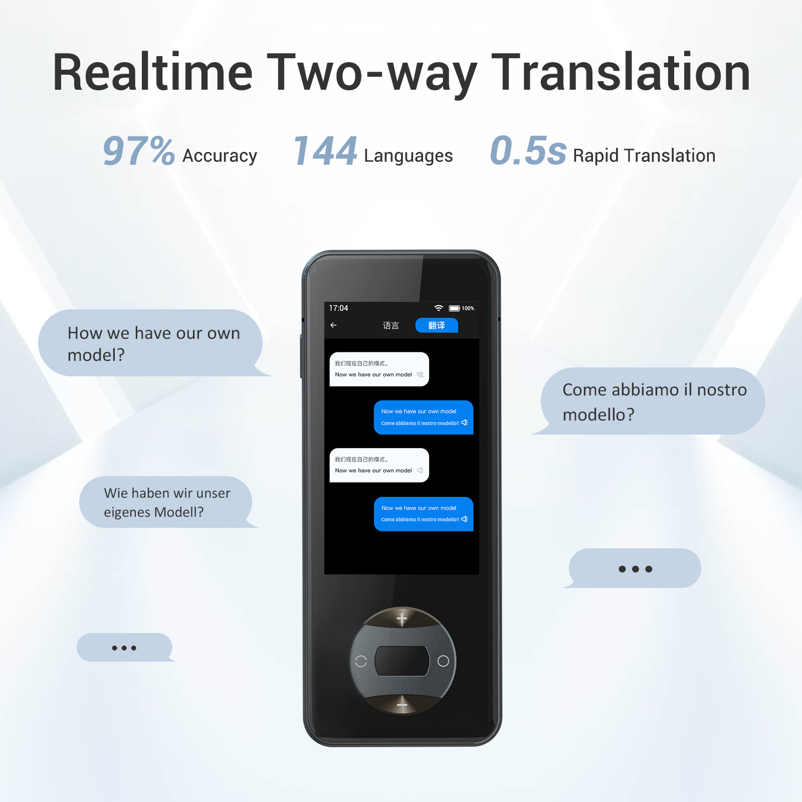 Tradutor instantâneo Wooask W1 - Portable Translator Device avaliação e preço