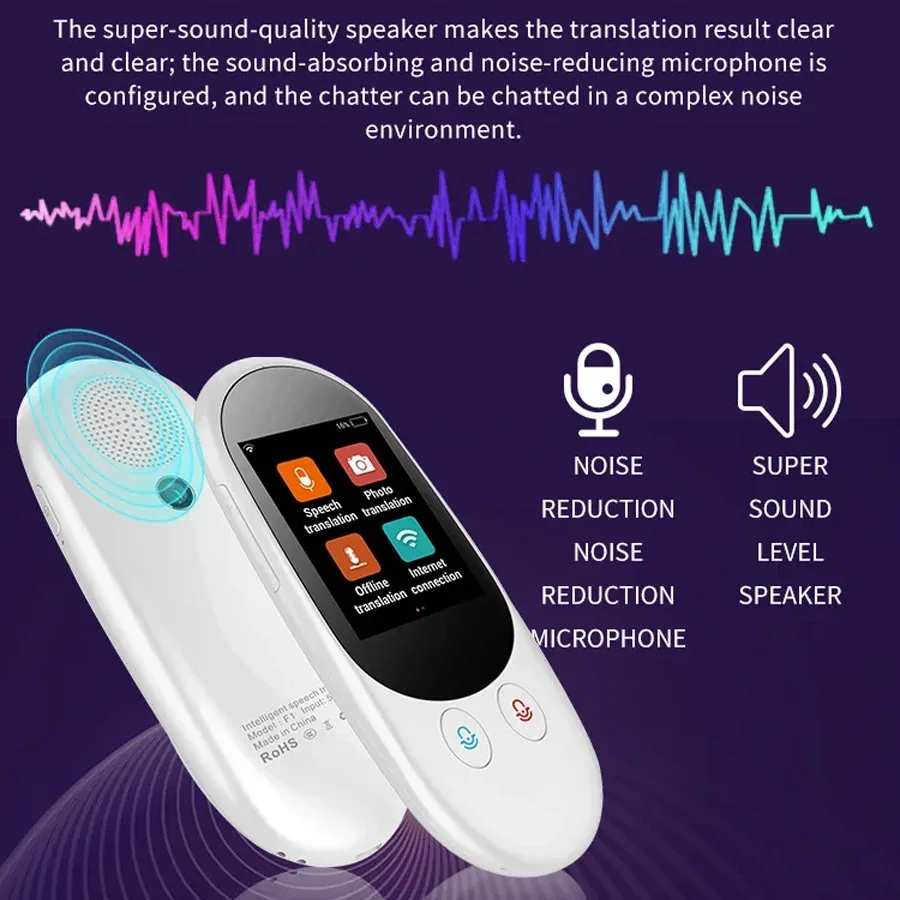 Tradutor de Voz Instantâneo Of - Portable Translator Device avaliação e preço