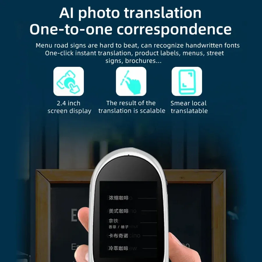 Tradutor de Voz Instantâneo Of - Portable Translator Device avaliação e preço