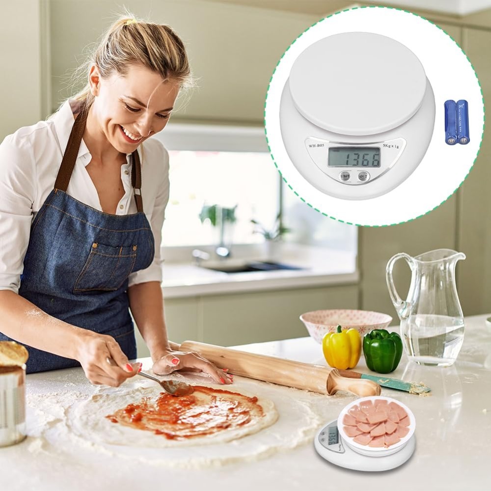 Balança Digital de Cozinha 5Kg - Electronics And Gadgets With I avaliação e preço