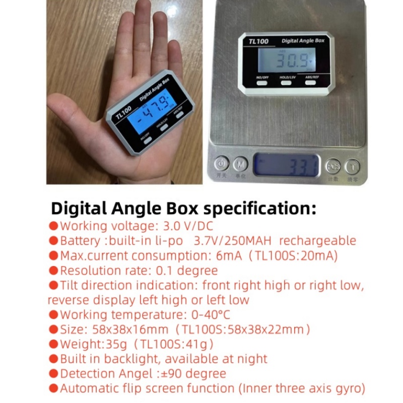 Medidor de ângulo horizontal,  - Useful Electronic Gadgets avaliação e preço