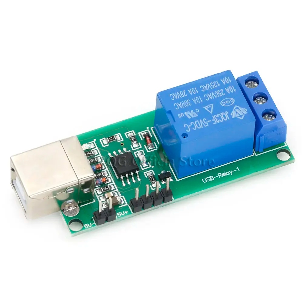 Relé USB DC 5V 1 Canal Program - Electronics & Gadgets Starting With V avaliação e preço