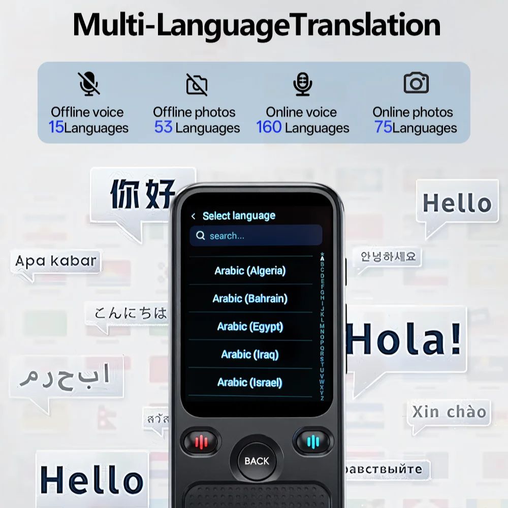 Tradutor Portátil MSAI T20 com - Portable Translator Device avaliação e preço