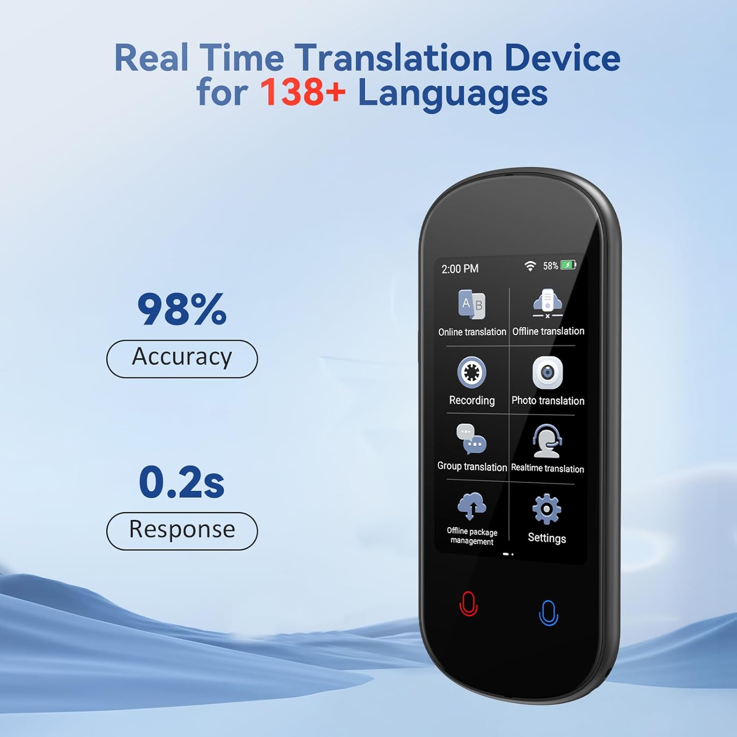 Tradutor de Voz Instantâneo co - Portable Translator Device avaliação e preço