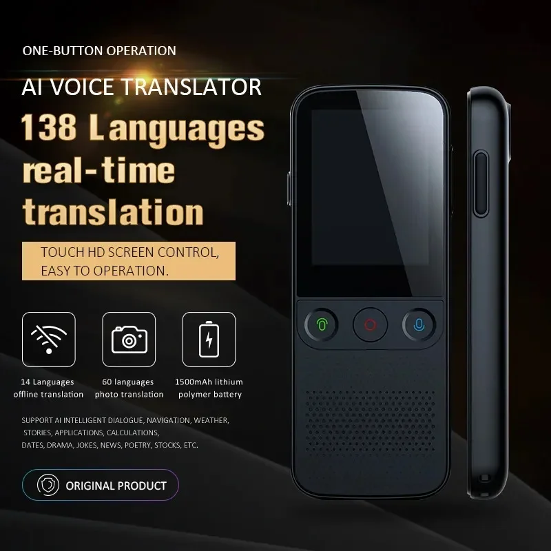 Novo Tradutor de Voz Inteligen - Portable Translator Device avaliação e preço